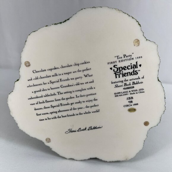 Lang & Wise Special Friends Tea Party First Edition Sherri Buck Baldwin 1999 - Picture 10 of 16